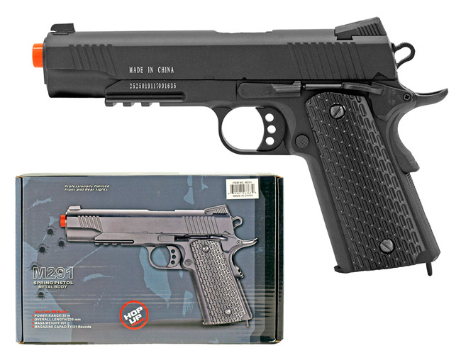 M291 Metal Body Spring Airsoft Pistol