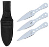 3-pc. Tactical Throwing Knife Set - White