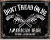 DTOM - American Iron Tin Sign