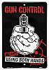 Gun Control Tin Sign