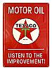 Texaco Motor Oil Metal Sign