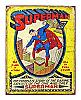 Superman Issue #1 Metal Tin Sign - Vintage Summer 1939 DC Comics Superman's First Appearance