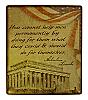 Abraham Lincoln Founding Father's Inspirational Quote Vintage Style Patriotic Tin Metal Wall Sign