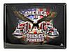 America is Diesel Powered Big Mac Trucker Bald Eagle Tin Metal Wall Sign